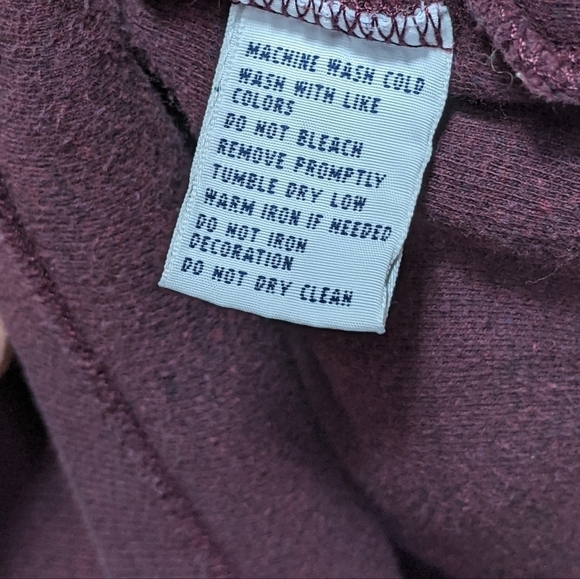 POLO BY RALPH LAUREN  Quarter Zip Cotton Knit Pullover Burgundy Size Small - Picture 3 of 9